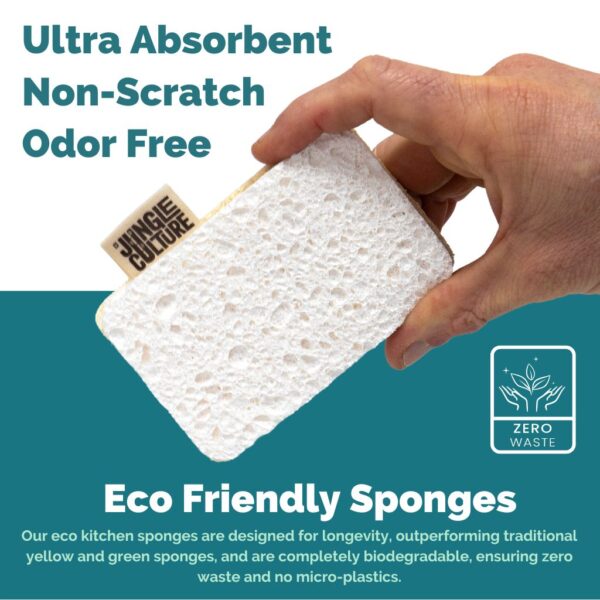 Eco Dish Sponges; Set of 4 - Image 3