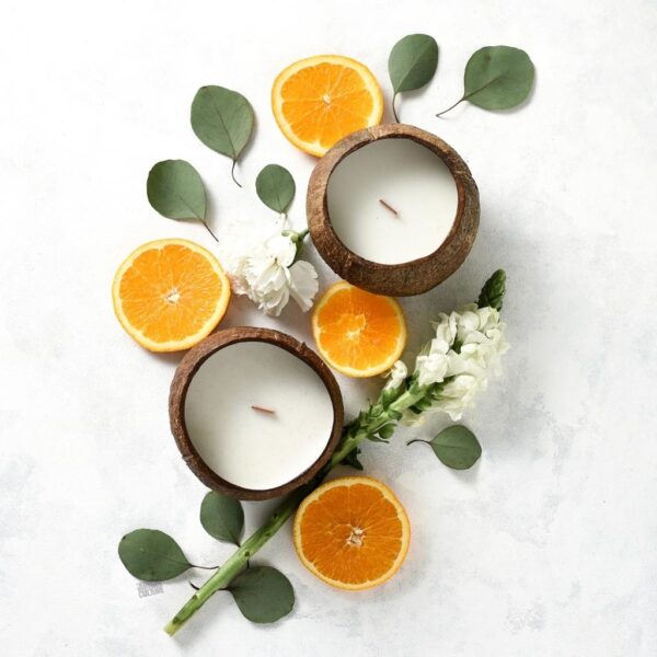 Coconut Shell Candle - Image 5