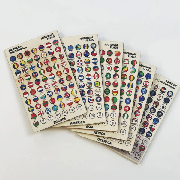 Natural Wood Flag Markers | 420 pcs