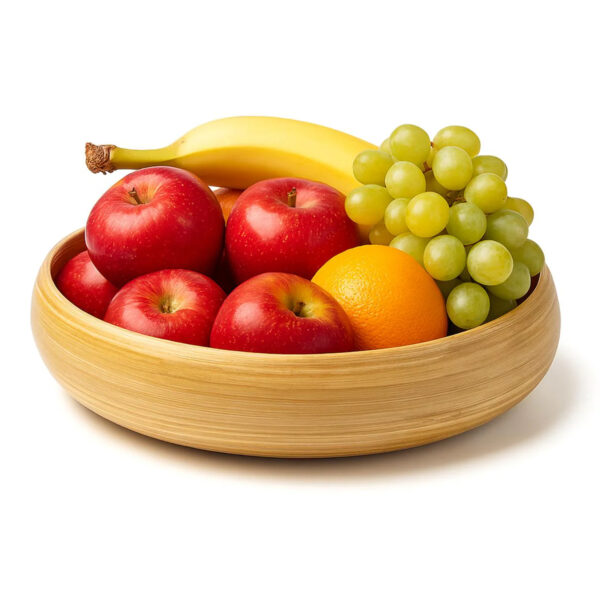 Natural Bamboo Fruit Bowl