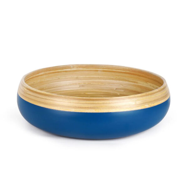 Blue Bamboo Fruit Bowl